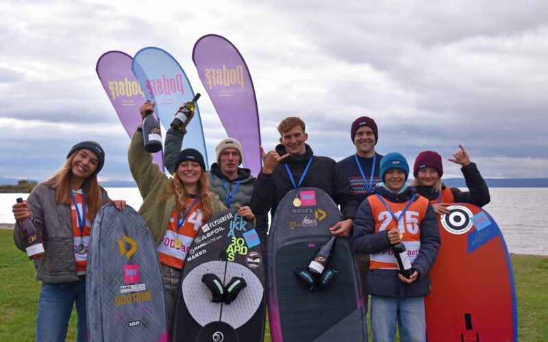 Viola Lippitsch und Clemens Siraki gewinnen Meistertitel im Wingfoilen 